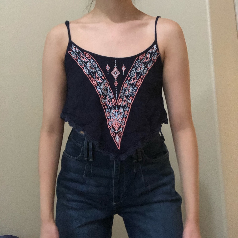 Blue tank top